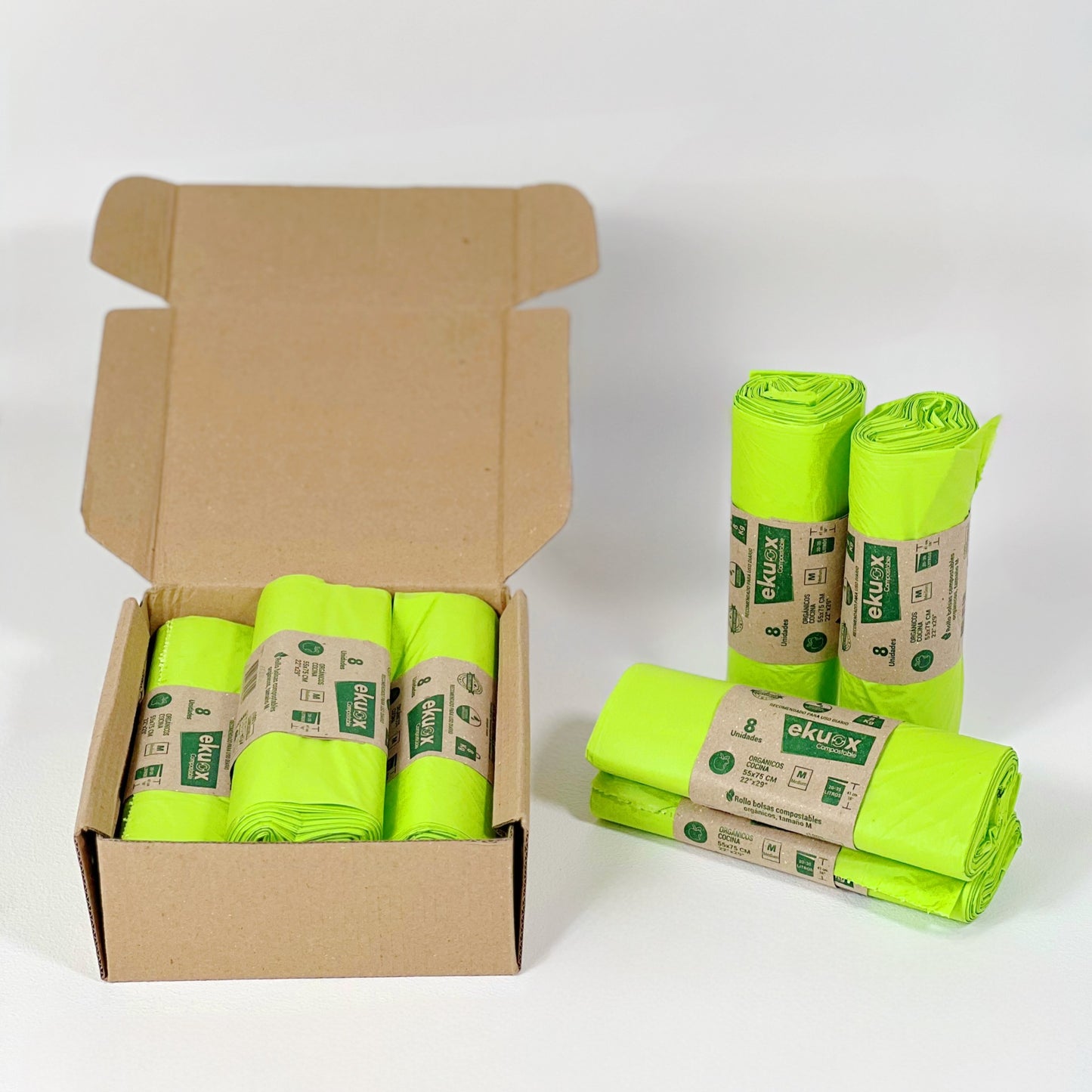 Bolsas Verdes: Separación Responsable Orgánicos Talla M