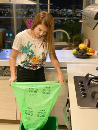Bolsas Verdes: Separación Responsable Orgánicos Talla M