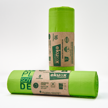 Bolsas Verdes: Separación Responsable Orgánicos Talla M